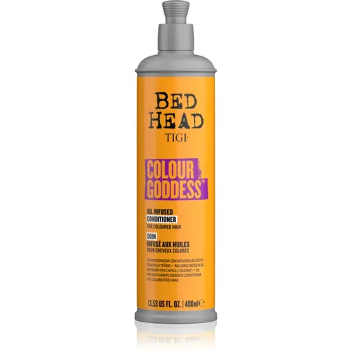 TIGI Colour Goddess Oil Infused Conditioner balsam pe baza de ulei pentru par vopsit sau suvitat 400 ml