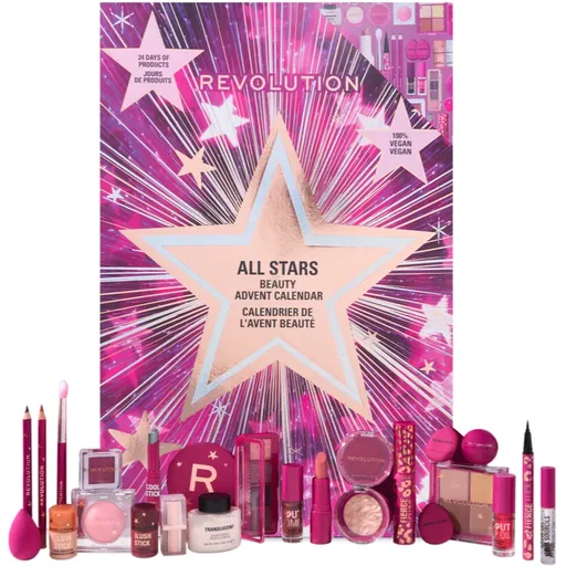 Makeup Revolution Advent Calendar All Stars Calendar de Crăciun