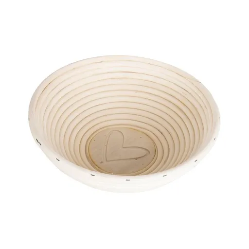 Coș oval din ratan Orion Inimă, diam. 21 cm