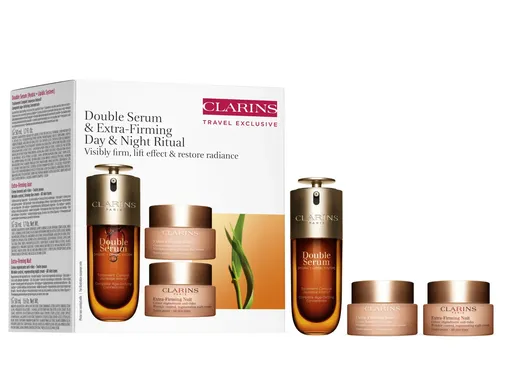 Clarins Set cadou Double Serum & Extra-Firming Day & Night Ritual