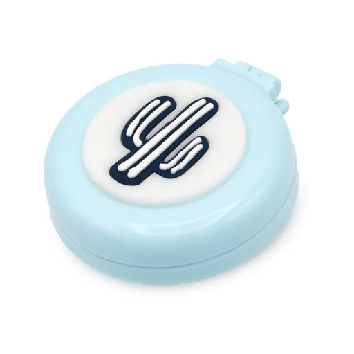 Perie de par pliabila, albastra cu cactus