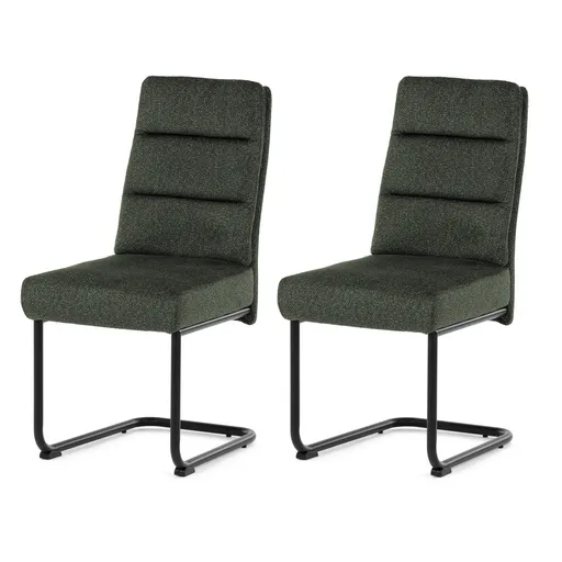 Set de scaune de sufragerie DCL-P3107 GRN2, 2 buc., verde