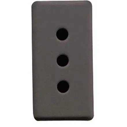 Priza standard italian 1 modul Gewiss System GW21201, negru