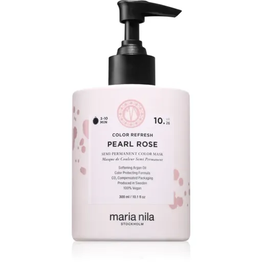 Maria Nila Colour Refresh mască fină de hrănire fără pigmenți permanenți de culoare culoare Pearl Rose 10.26 300 ml