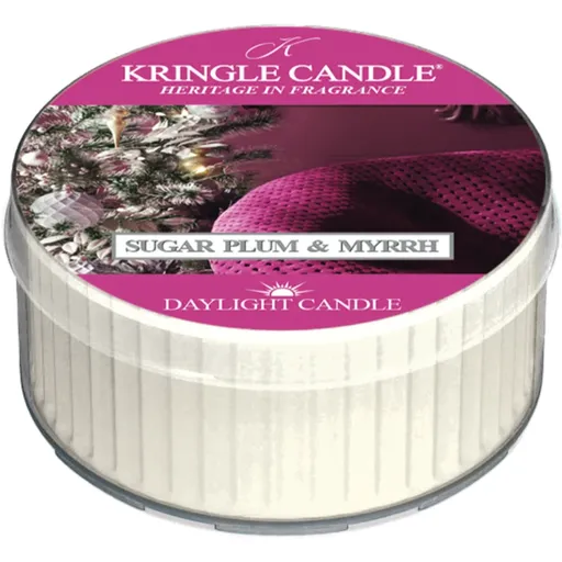 Kringle Candle Sugar Plum & Myrrh Daylight lumânare parfumată 42 g