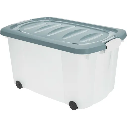 Cutie de depozitare cu roți, 60 x 39 x 32 cm,verde, verde
