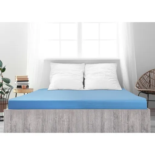 Cearșaf de pat 4Home jersey Ideal sky blue , 140 x 200 cm, albastru deschis, 140 x 200 cm