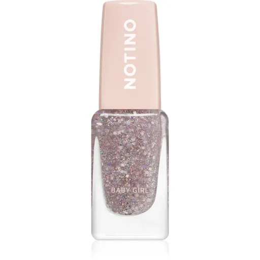 Notino Glitter Topper lac de unghii/parte sus cu particule stralucitoare Baby Girl 10 ml