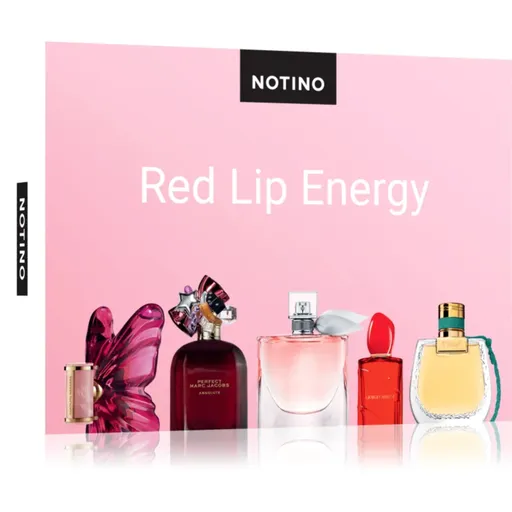 Beauty Discovery Box Notino Red Lip Energy set pentru femei