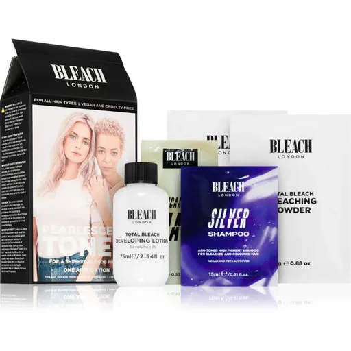 Bleach London Toner Kit vopsea de păr semipermanentă pentru par blond culoare Pearlescent 1 buc
