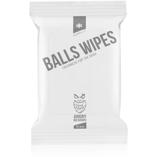 Angry Beards SnowBalls BallsWipes servetele umede pentru igiena intima 15 buc