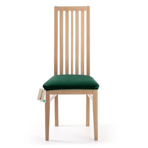 Restilo Husă elastică pentru scaun Sento verde închis, 40 x 40 + 5 cm, verde închis