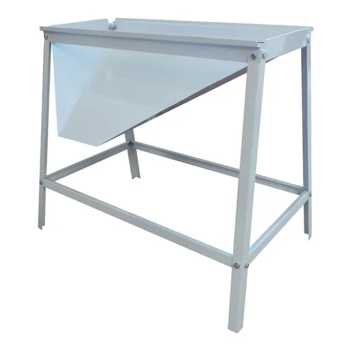 Suport colector, masa din tabla emailata pentru zdrobitor desciorchinator Grifo - Italia