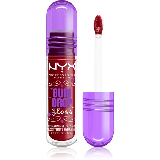 NYX Professional Makeup Gingerbaddie Land Gum Drop lip gloss culoare 03 Cranberry Splash 1 buc