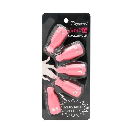 Clipsuri pentru Indepartarea Ojei Semipermanente Set 5 Buc - Rose