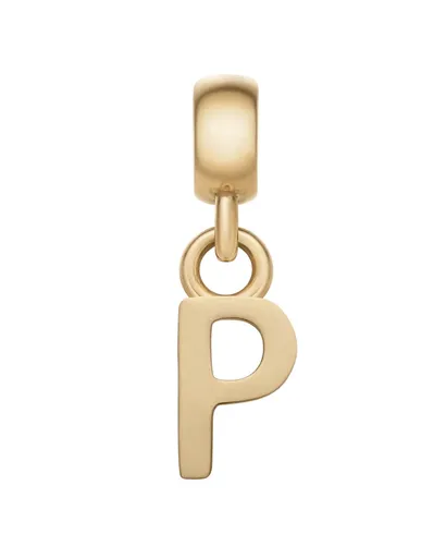 Daniel Wellington Pandantiv placat cu aur, în formă de literă „P” Charms DW00400499