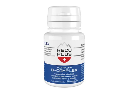 RECUPLUS Vitamina B-COMPLEX 90 comprimate