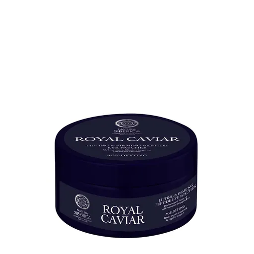 Natura Siberica Pernuțe pentru ochi cu efect de lifting și fermitate, cu peptide Royal Caviar (Lifting & Firming Peptide Eye Patches) 60 bucăți