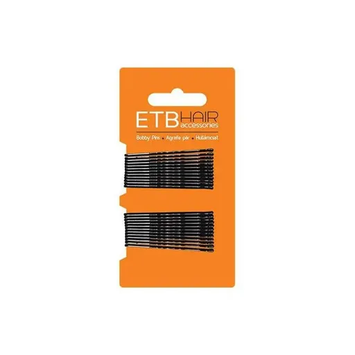 Agrafe Par Negru ETB Hair 5 cm 24 buc