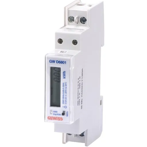 Contor monofazat MID 32A 1 modul conectare directa Gewiss GWD6802