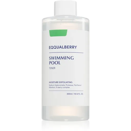 EQQUALBERRY Swimming Pool Toner tonic hidratant cu efect de exfoliere 300 ml