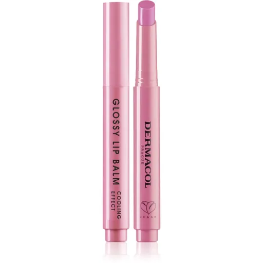 Dermacol Beauty Stick Glossy Lip Balm luciu de buze de ingrijire cu efect racoritor parfum 06 Blackberry 2.2 g