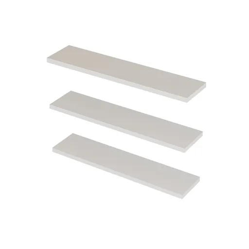 Etajere Boss White, 3 bucăți, alb