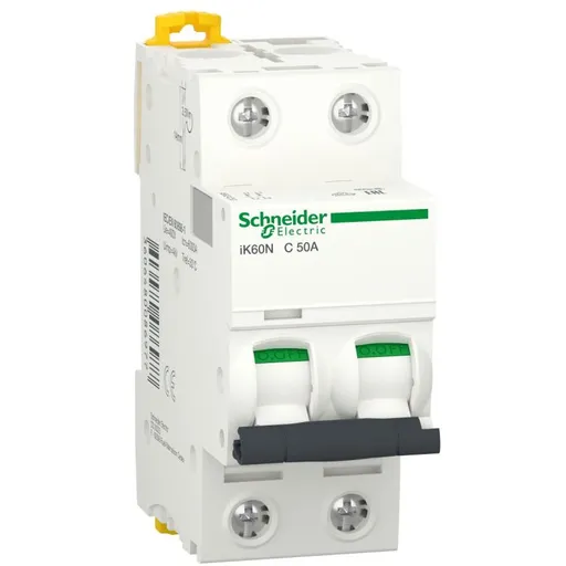 Siguranta automata Schneider A9K24250, 2P, 50A, curba C