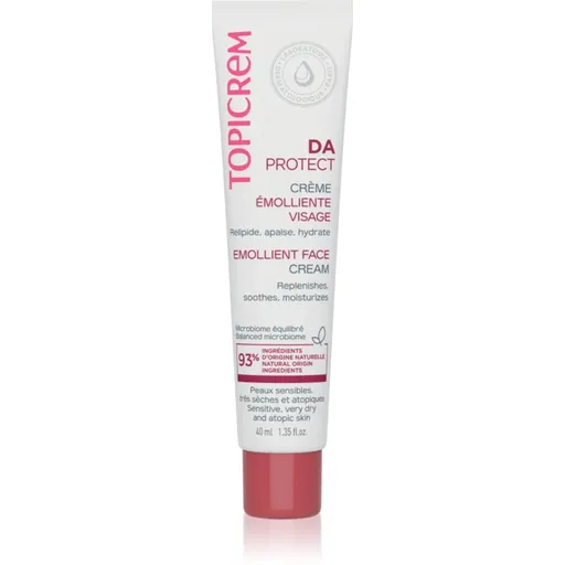 Topicrem DA Emollient Face Cream crema emolienta pentru piele uscata spre atopica 40 ml