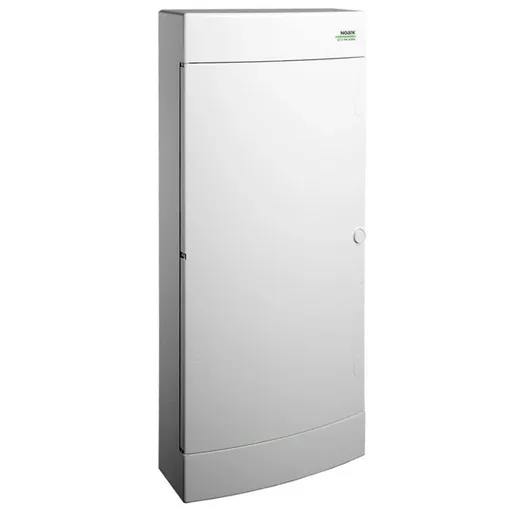 Cofret de distributie din plastic, Noark 101510 PNS 48W, montare aparenta, usa alba, IP40, 4 randuri, 4x12 module