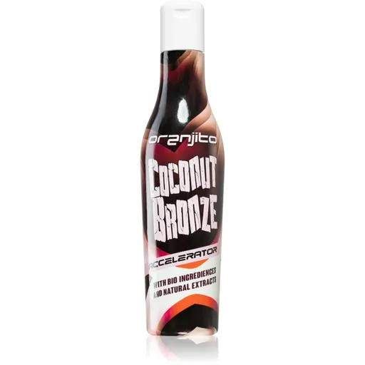 Oranjito Coconut Bronze Accelerator loțiune pentru bronzat la solar, cu componente bio și accelerator de bronzare 200 ml
