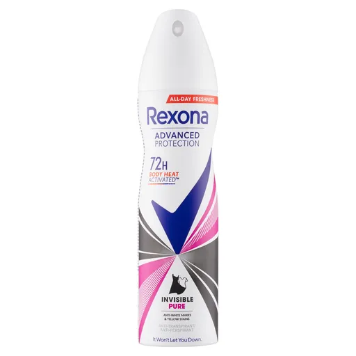 Rexona Antiperspirant în spray Advanced Protection Invisible Pure 150 ml