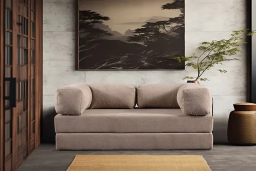 Canapea extensibila 2 locuri, Atelier del Sofa, 560ARE4179, Ecru