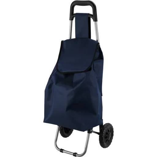 Geantă de cumpărături cu roți 33 l, 53 x 31 x 18cm, albastră, albastru