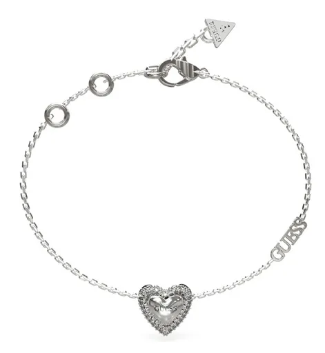 Guess Brățară romantică din oțel Beloved JUBB05022JWRH 18.5 cm