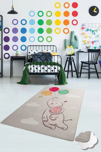 Covor, Balloons, 100x160 cm, Multicolor