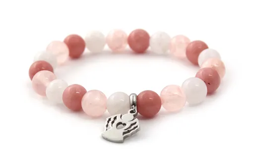 Agato Brățară cu mărgele de jad si nefrit MINK07/17