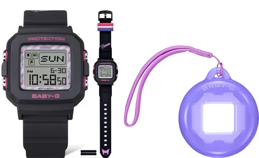 Casio Set cadou BABY-G BGD-10KKM-1ER Kuromi Collaboration (397) + husă de rezervă ca pandantiv
