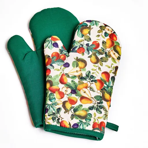 1 pereche de mănuși de bucătărie Fructe de toamnă