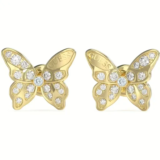 Guess Cercei fermecători placați cu aur Fluturi Chrysalis JUBE04108JWYGT/U