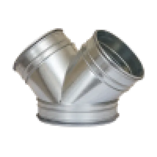 Piesa speciala, tip Y, diametru Ø150,tabla de otel zincata, cu garnitura de etansare