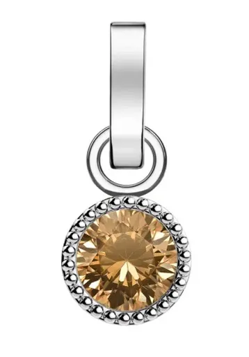 Rosefield Pandantiv din oțel pentru femeile născute în noiembrie PE-Silver-Nov