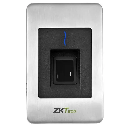 Cititor de amprente si cartele ZKTeco FPR-1500 pentru centralele de control acces biometrice, montare incastrata