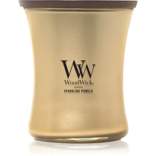 Woodwick Precious Metals Sparkling Pomelo lumânare parfumată 275 g