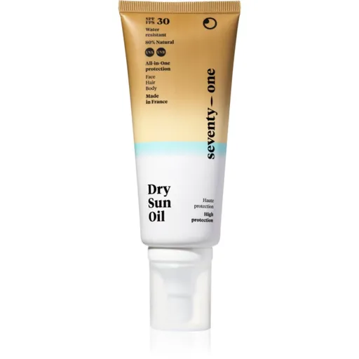 SeventyOne Dry Sun Oil SPF30 ulei uscat cu protecție solară pentru față, corp și păr SPF 30 100 ml