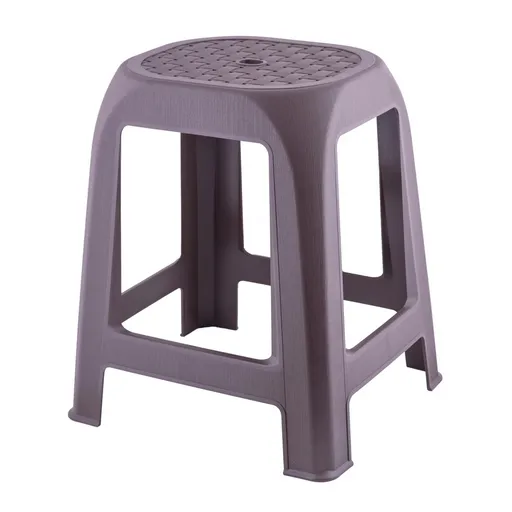 Scaun din plastic DESIGN mocca, 41 x 35 x 46 cm, maro