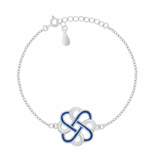 Brilio Silver Brățară stilată din argint nod celtic BRC211W