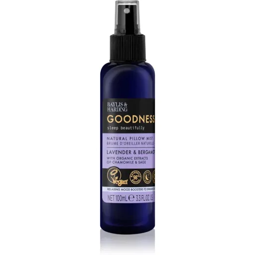 Baylis & Harding Goodness Sleep Beautifully spray pentru perne pentru un somn liniștit Lavender & Bergamot 100 ml