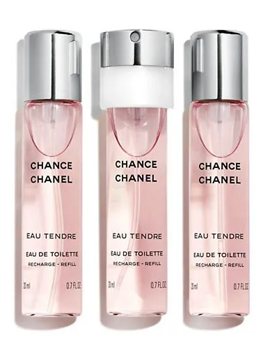 Chanel Chance Eau Tendre - EDT reumplere (3 x 20 ml) 60 ml