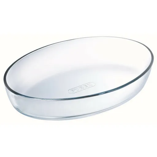 Pyrex Vas de sticlă pentru cuptor oval 2,2 l, 30 x21 x 6 cm